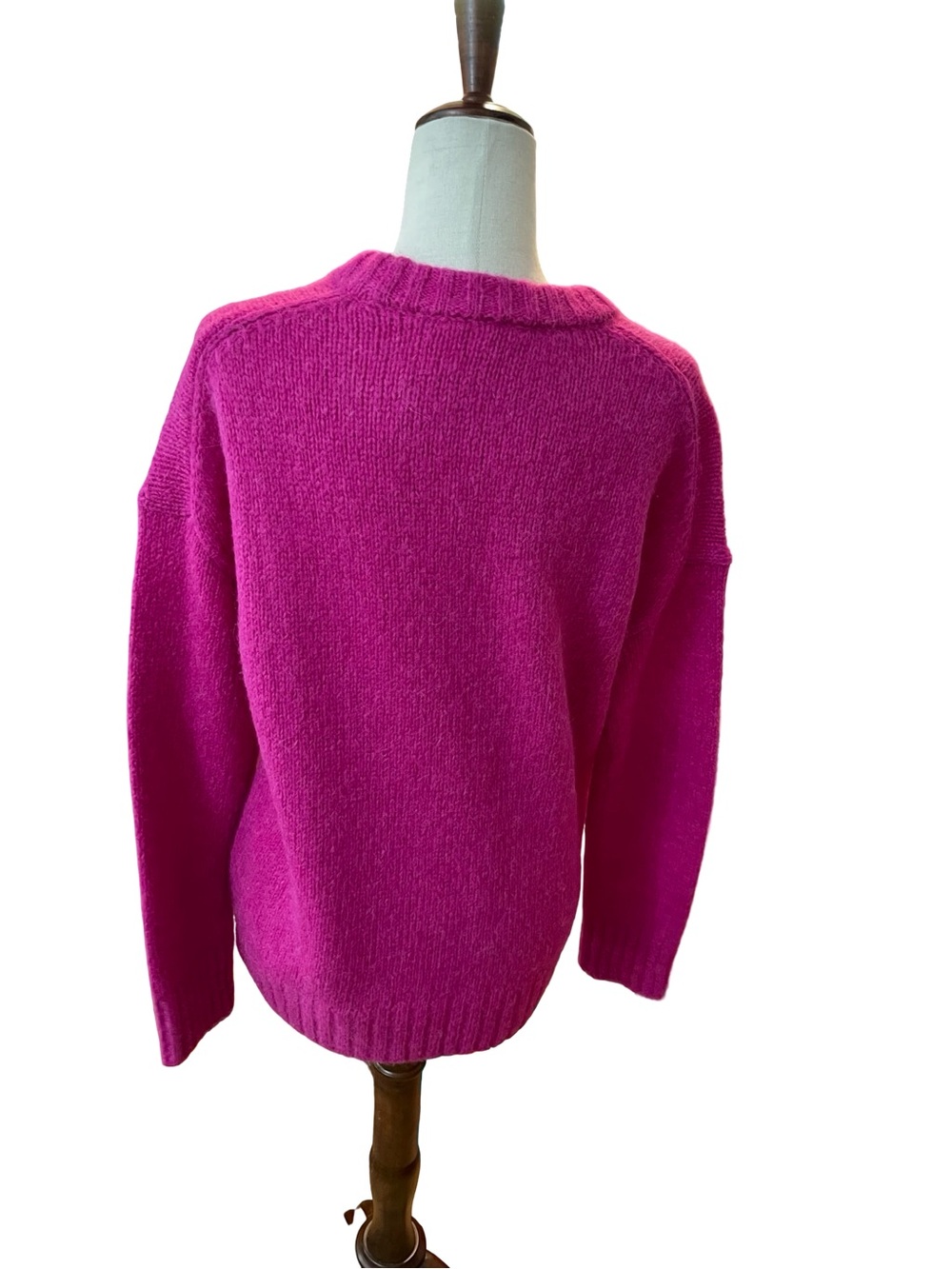 A.L.C. Lynia Fisherman Sweater Electric Pink - Picture 9 of 16